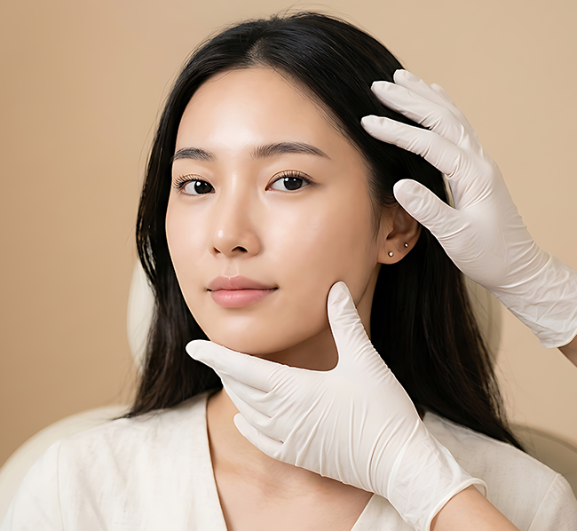 라인 디자인 상담 장면