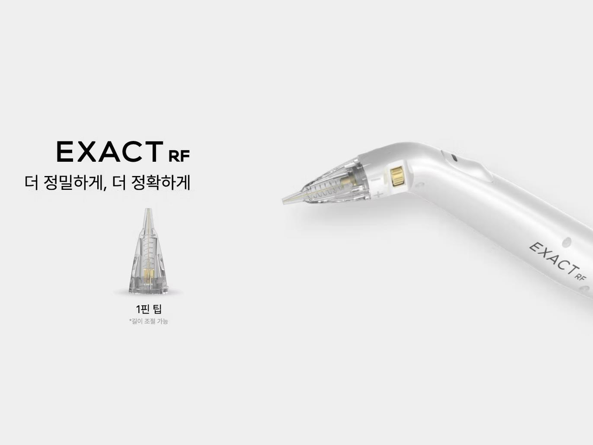 버츄RF EXACT RF 핸드피스와 1핀 팁